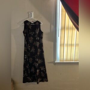 Maurices Black Floral Maxi Dress